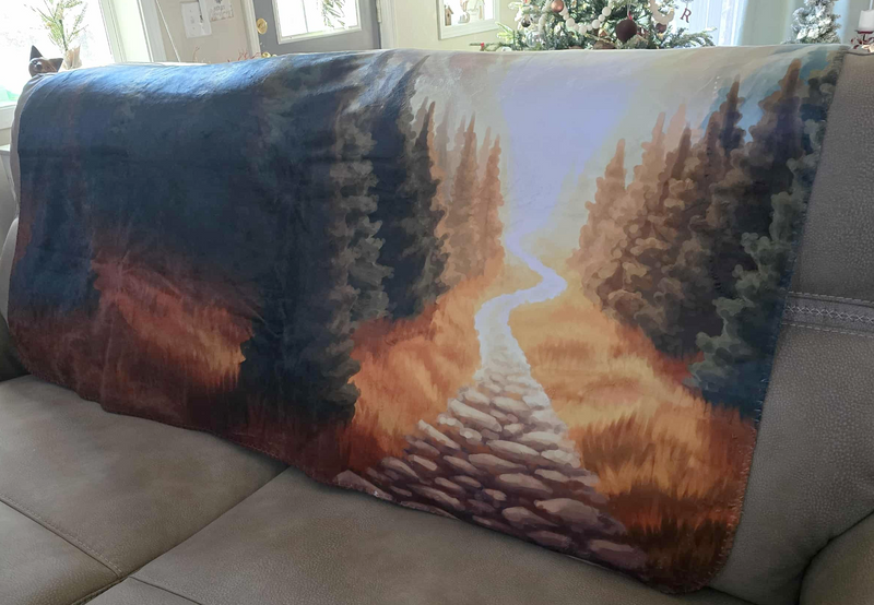 Reflections of the Heart Throw Blanket