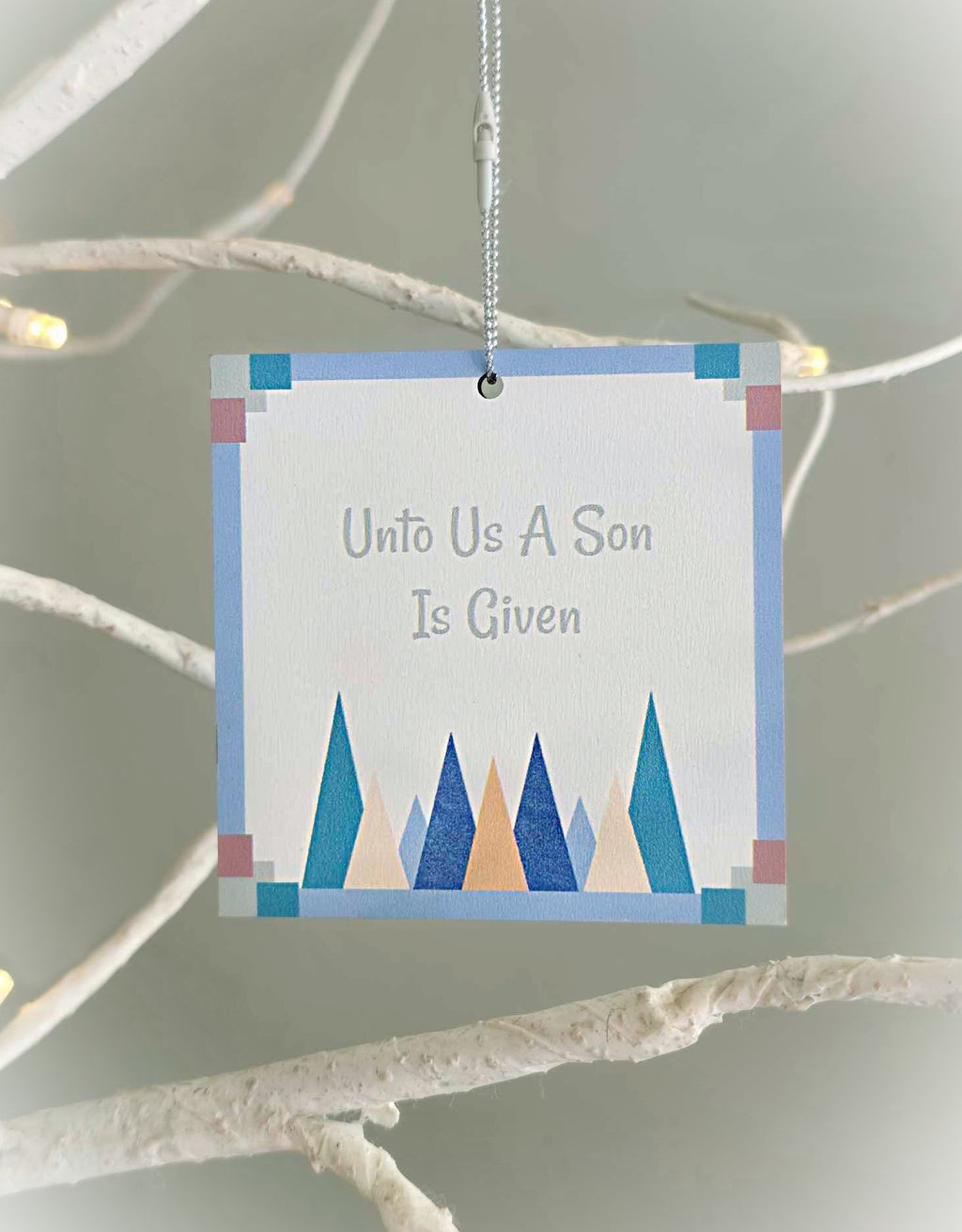 Nativity Manger Double-sided Christmas Ornaments