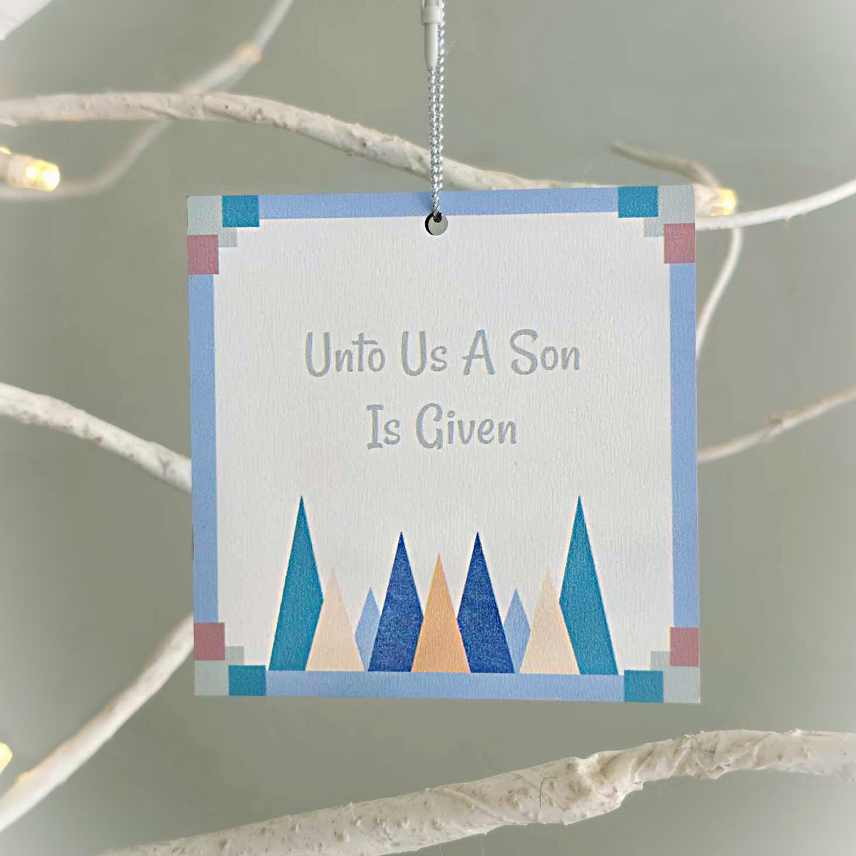 Nativity Manger Double-sided Christmas Ornaments