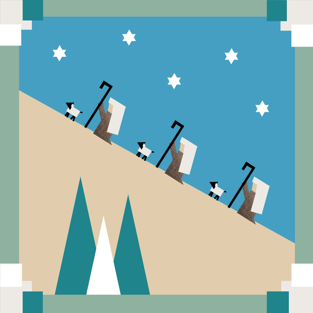 Nativity Manger Double-sided Christmas Ornaments