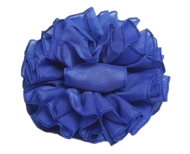 Blue Chiffon Butterfly Hair Clip