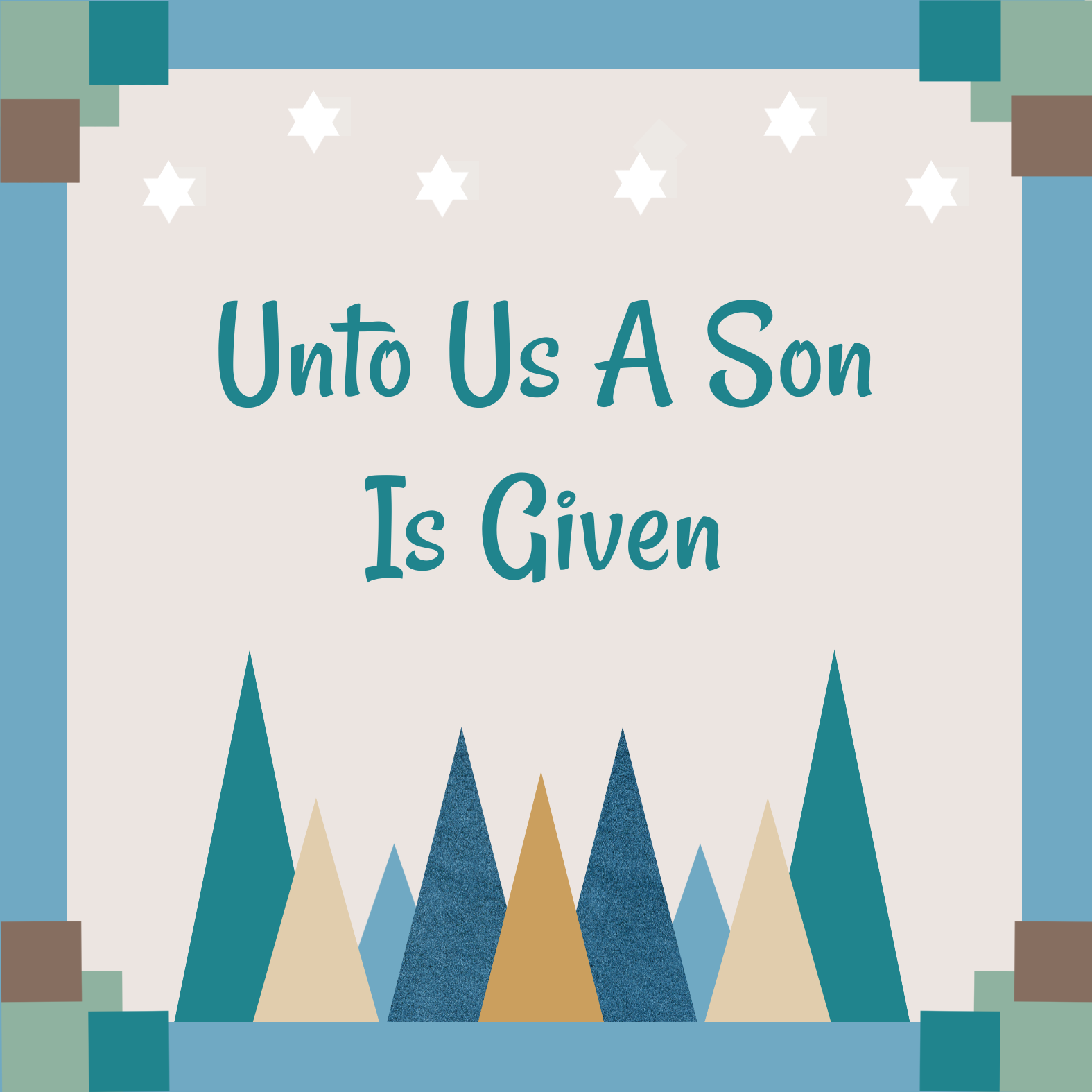 Nativity Manger Double-sided Christmas Ornaments