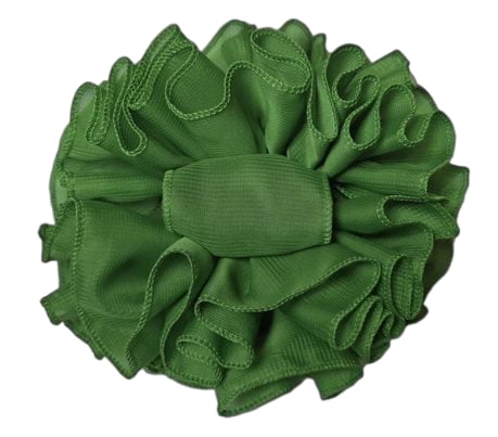 Green Chiffon Butterfly Hair Clip