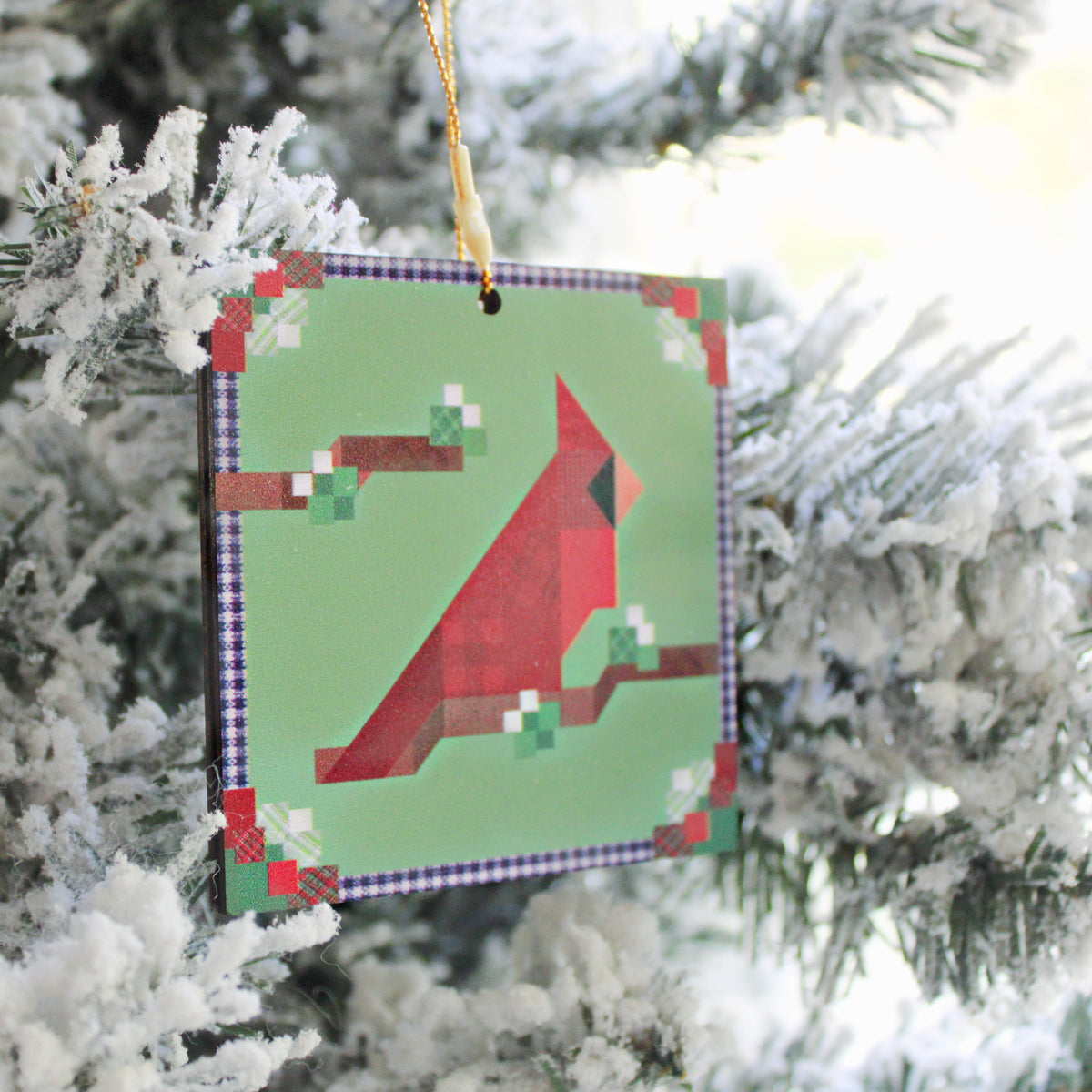 Christmas Quilt-Block Christmas Ornaments