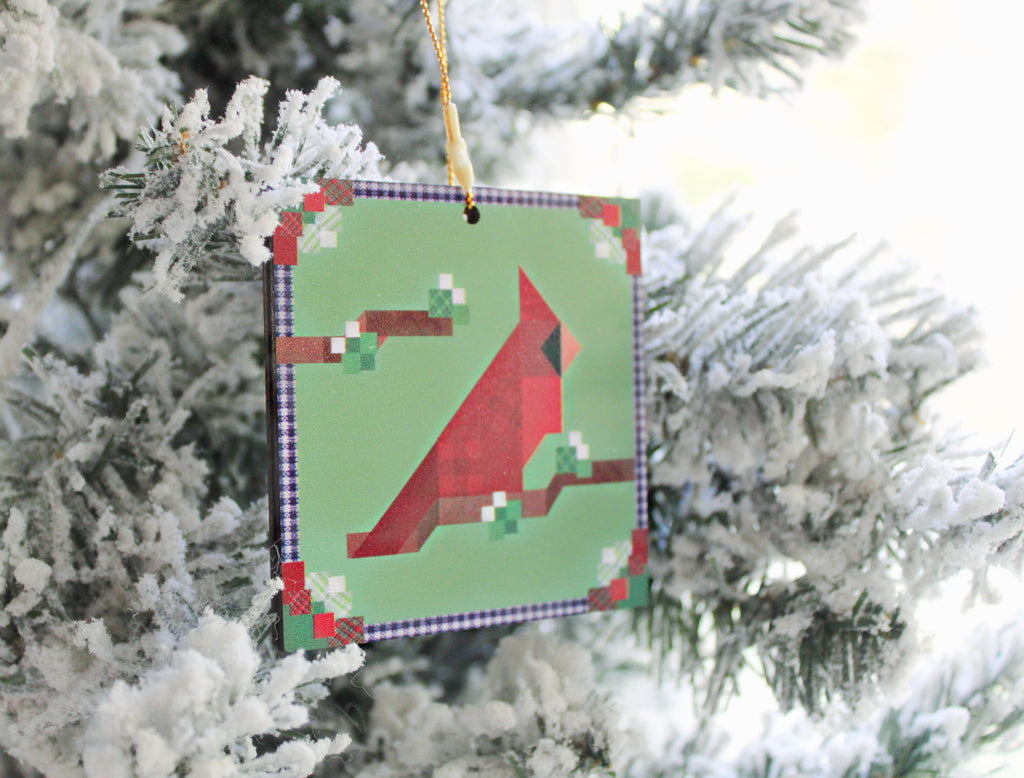 Christmas Quilt-Block Christmas Ornaments