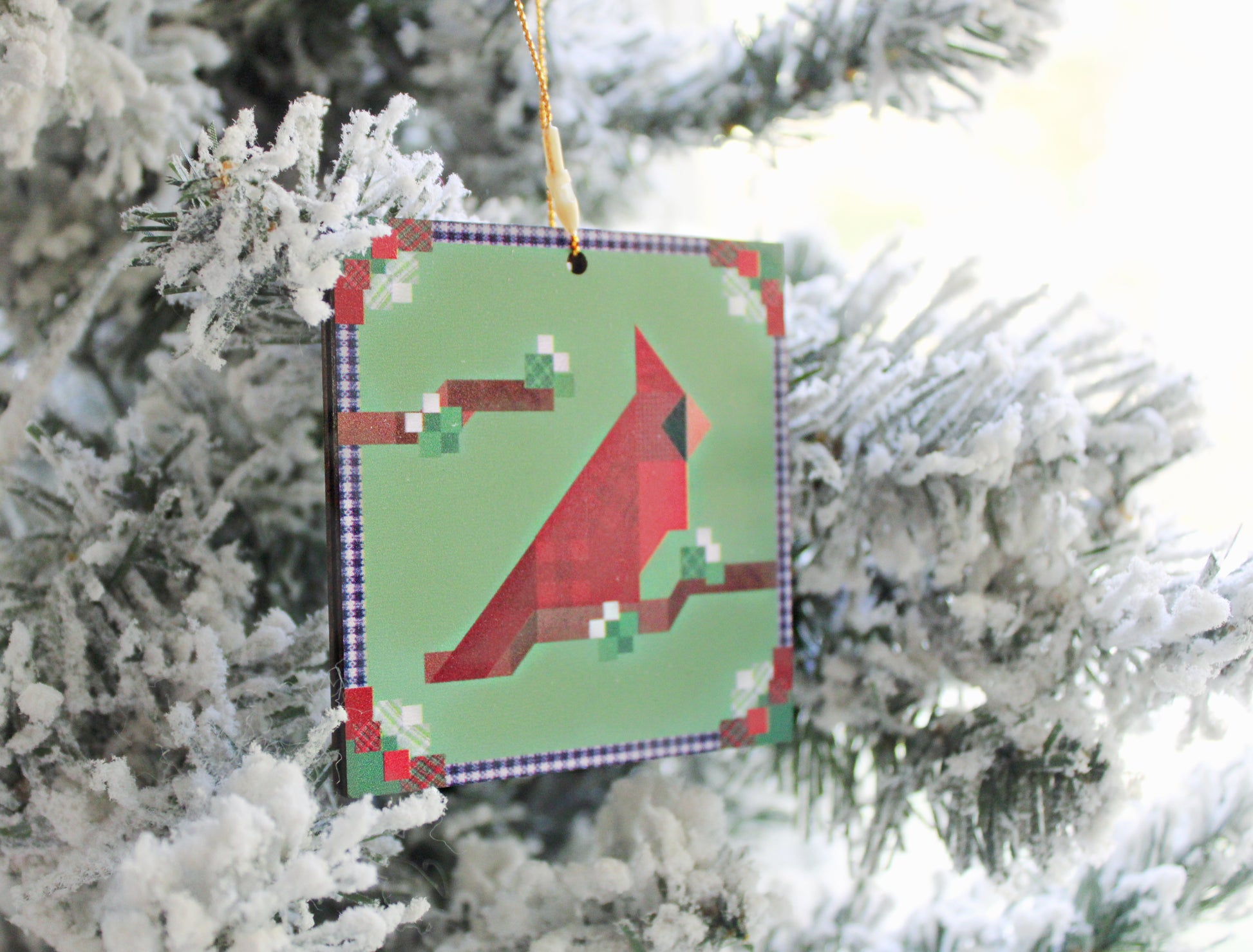 Christmas Quilt-Block Christmas Ornaments