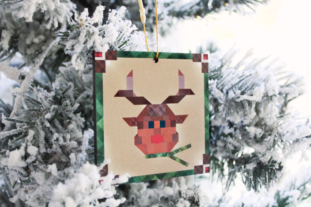 Christmas Quilt-Block Christmas Ornaments