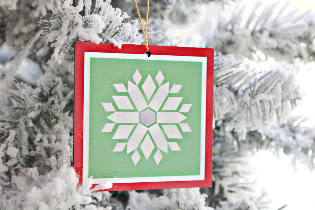Christmas Quilt-Block Christmas Ornaments