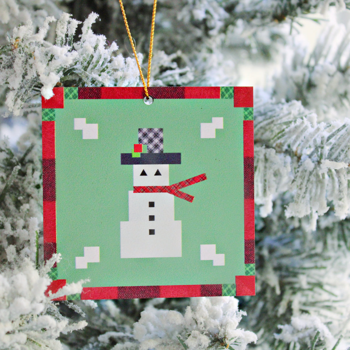 Christmas Quilt-Block Christmas Ornaments