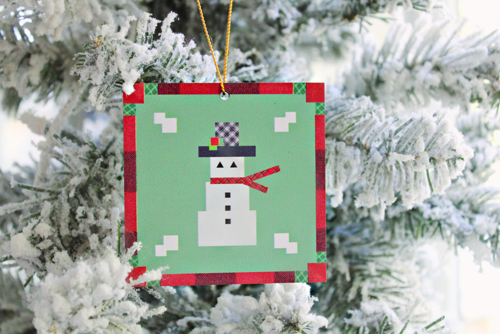 Christmas Quilt-Block Christmas Ornaments