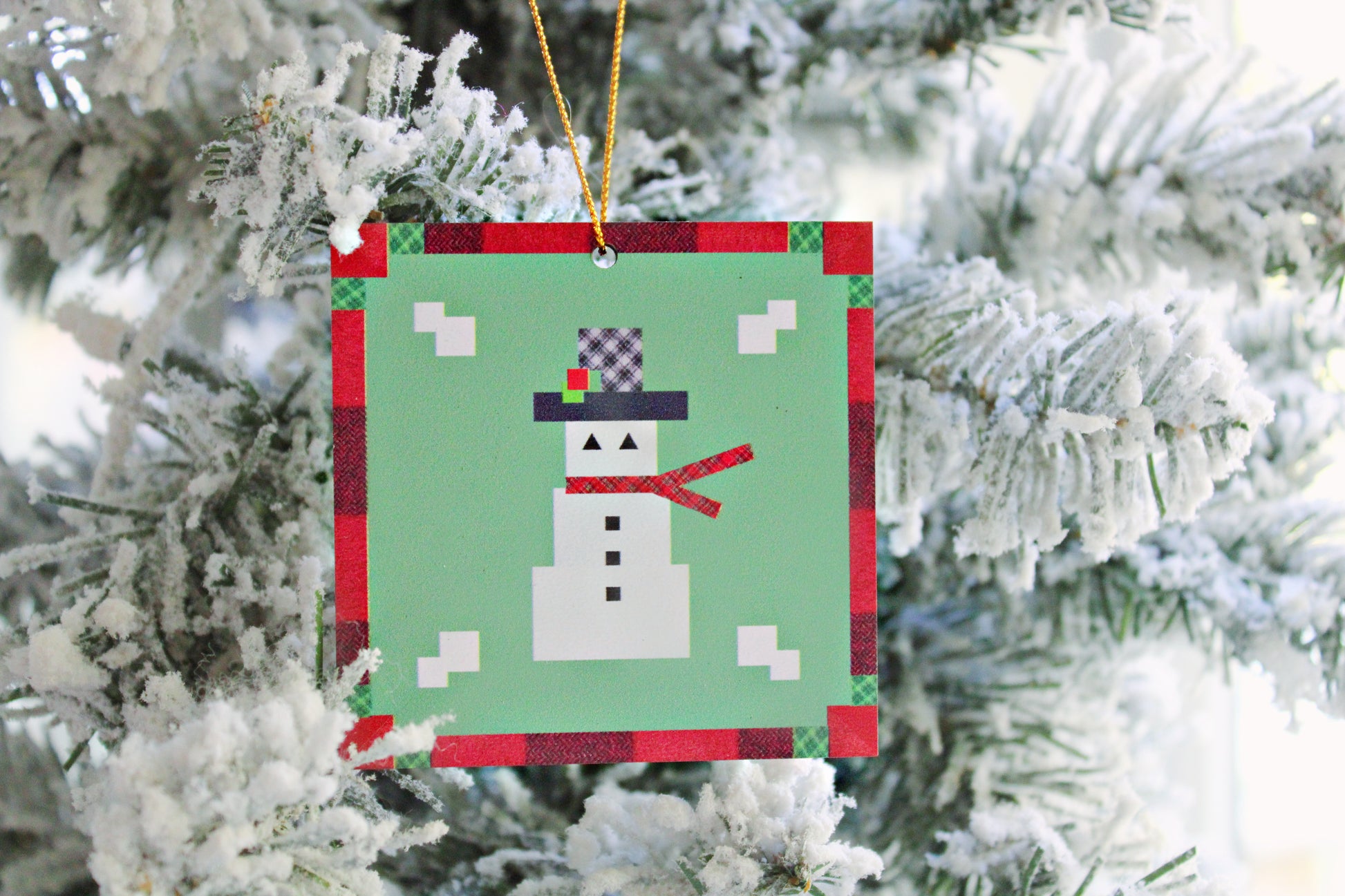 Christmas Quilt-Block Christmas Ornaments