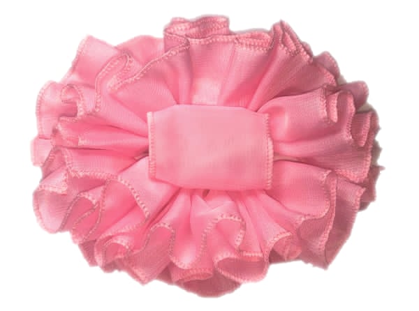 Pink Chiffon Butterfly Hair Clip