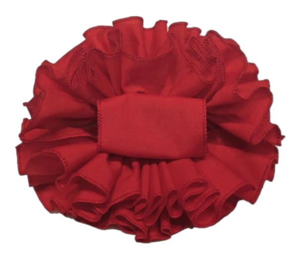 Red Cotton Butterfly Hair Clip