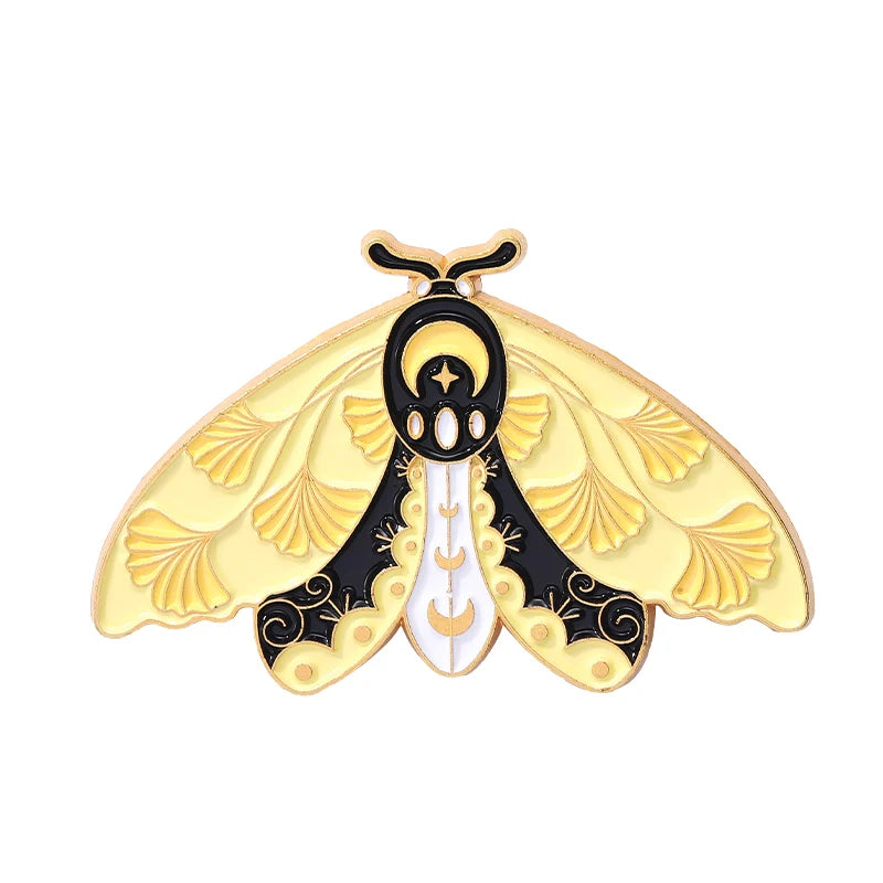 Moth Enamel Pins