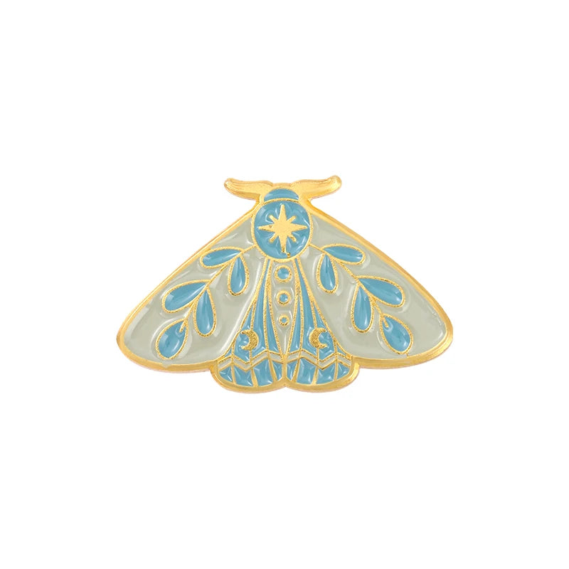Moth Enamel Pins