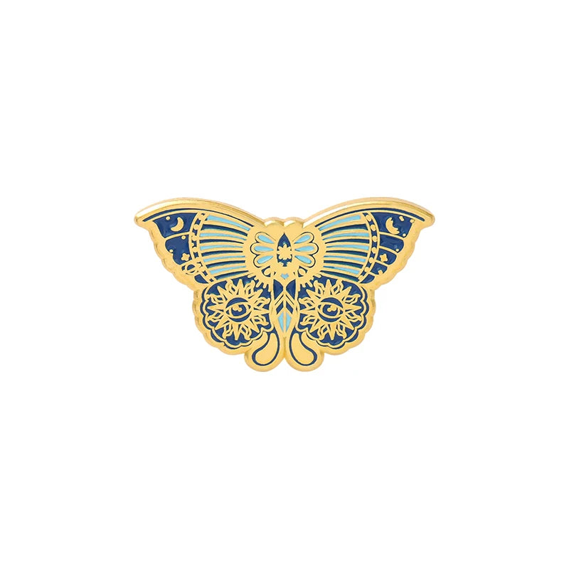 Moth Enamel Pins