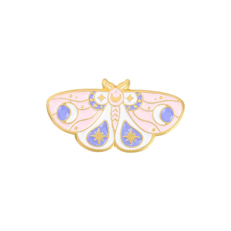 Moth Enamel Pins