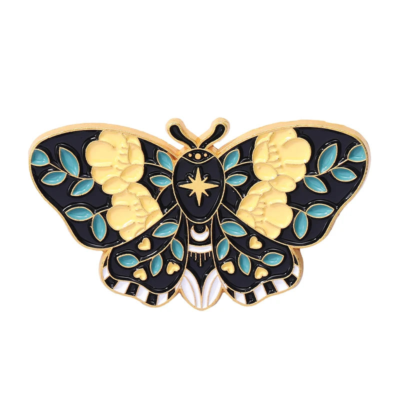 Moth Enamel Pins