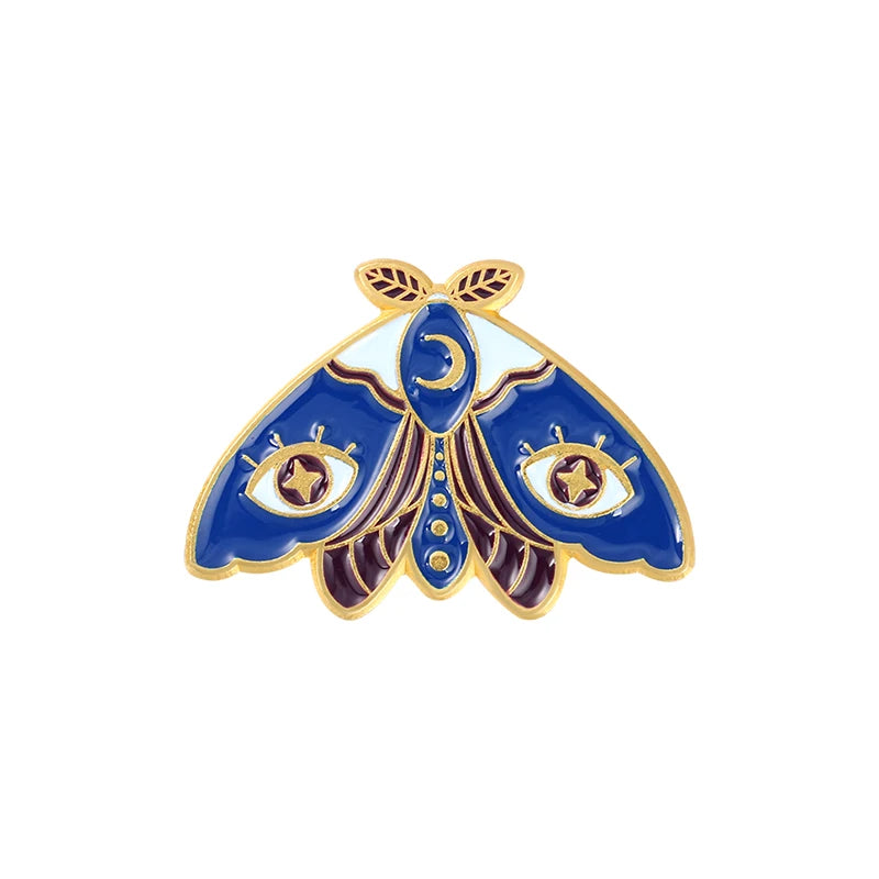 Moth Enamel Pins