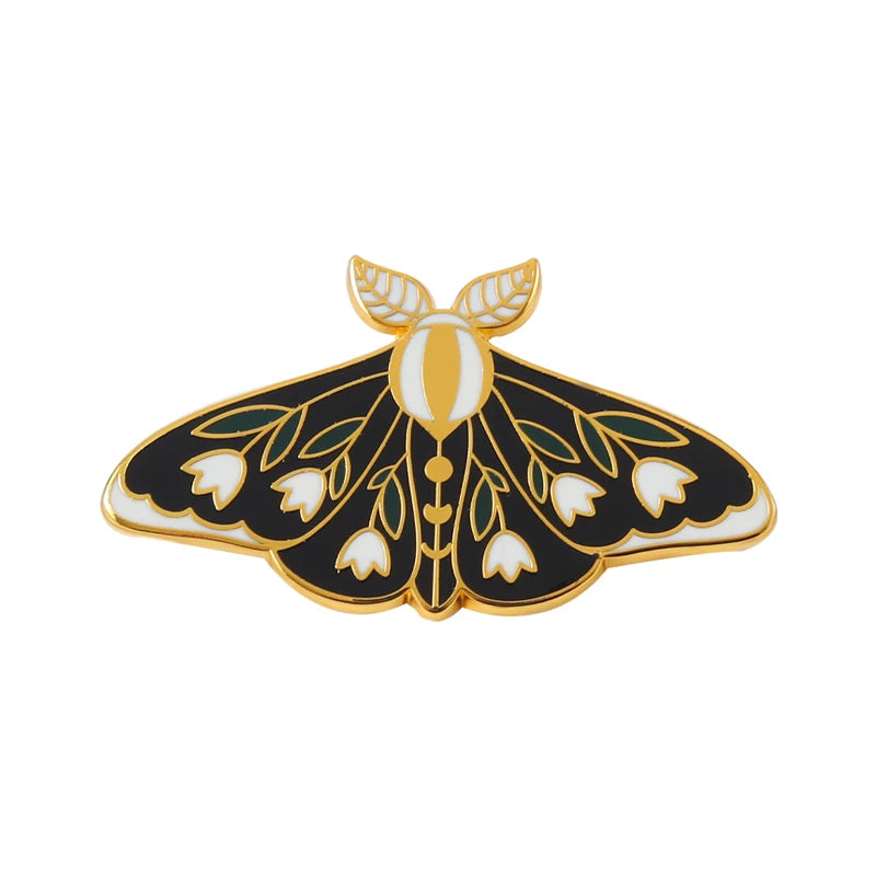 Moth Enamel Pins