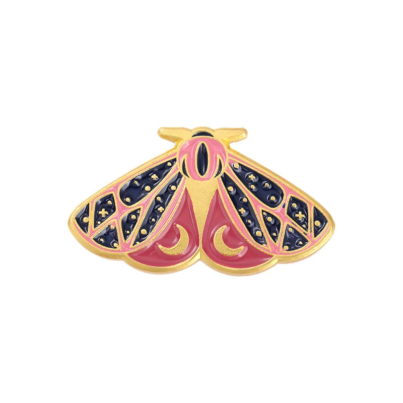 Moth Enamel Pins
