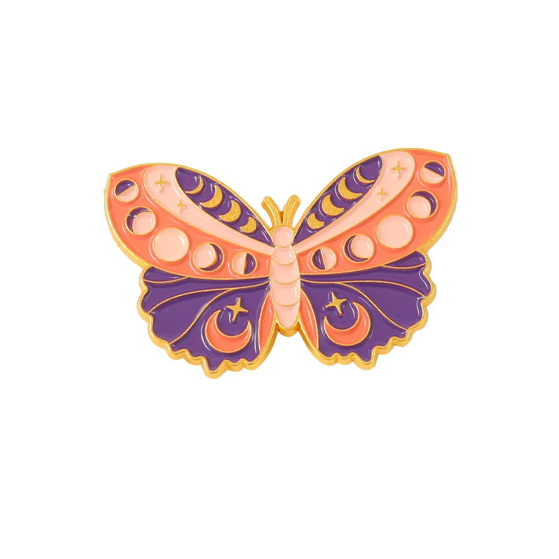 Moth Enamel Pins