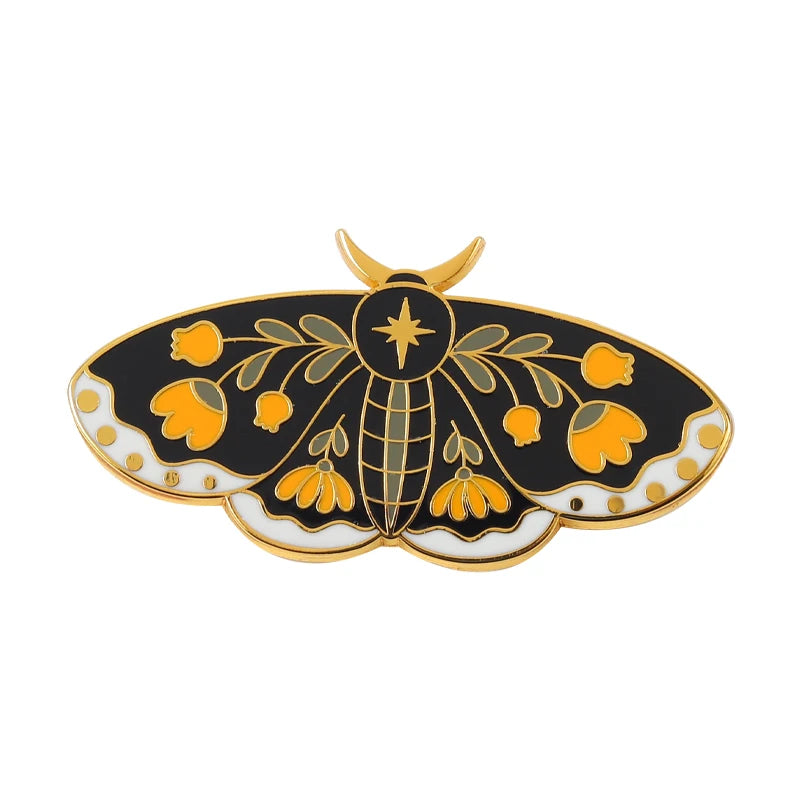 Moth Enamel Pins