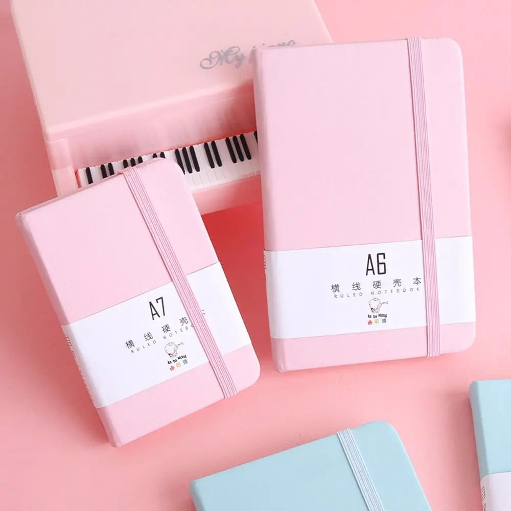 A6 A7 Mini Notebook Portable Pocket Notepad Memo Diary Planner Agenda Organizer Sketchbook Office School Stationery 96sheet