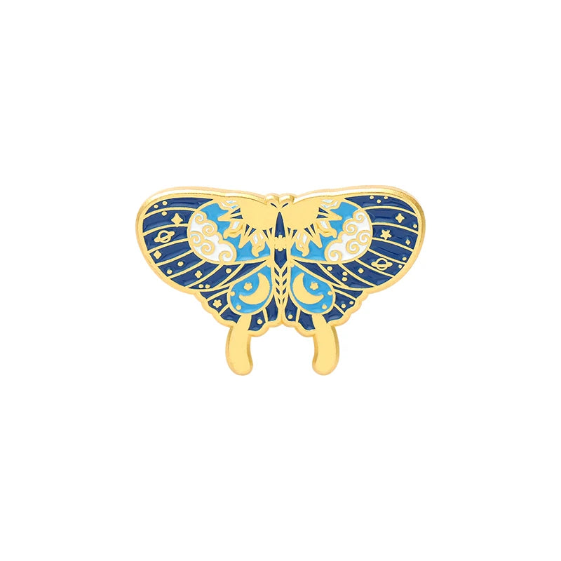 Moth Enamel Pins