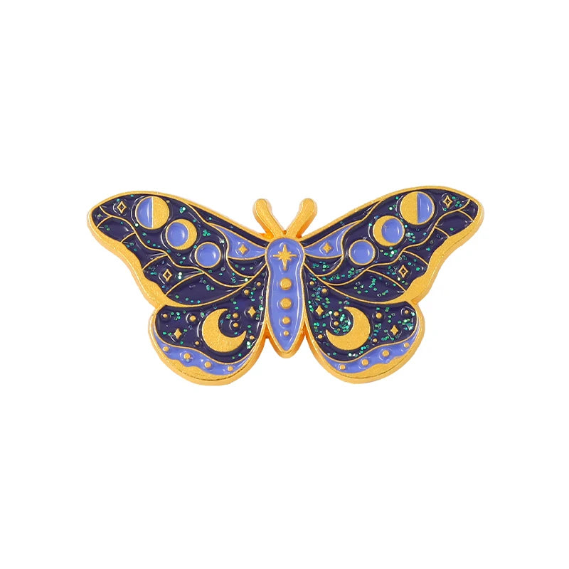Moth Enamel Pins