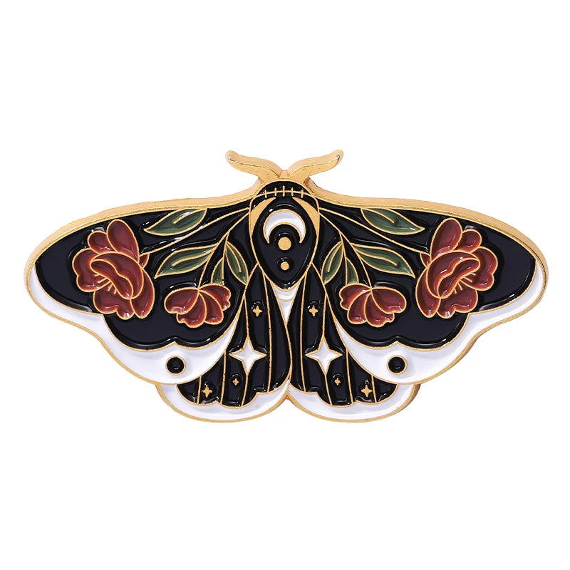 Moth Enamel Pins