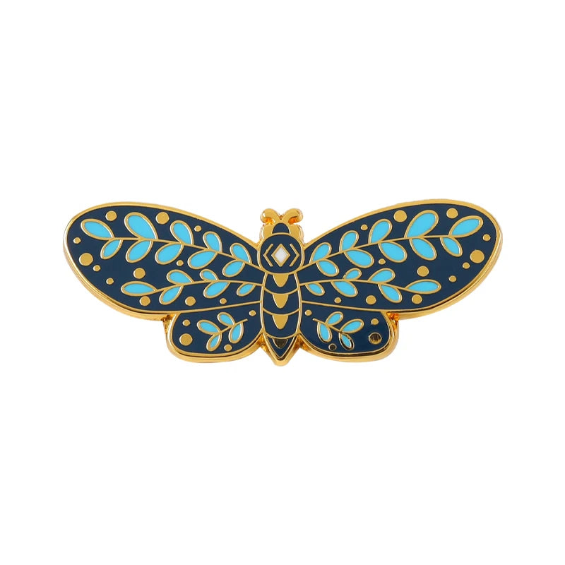 Moth Enamel Pins