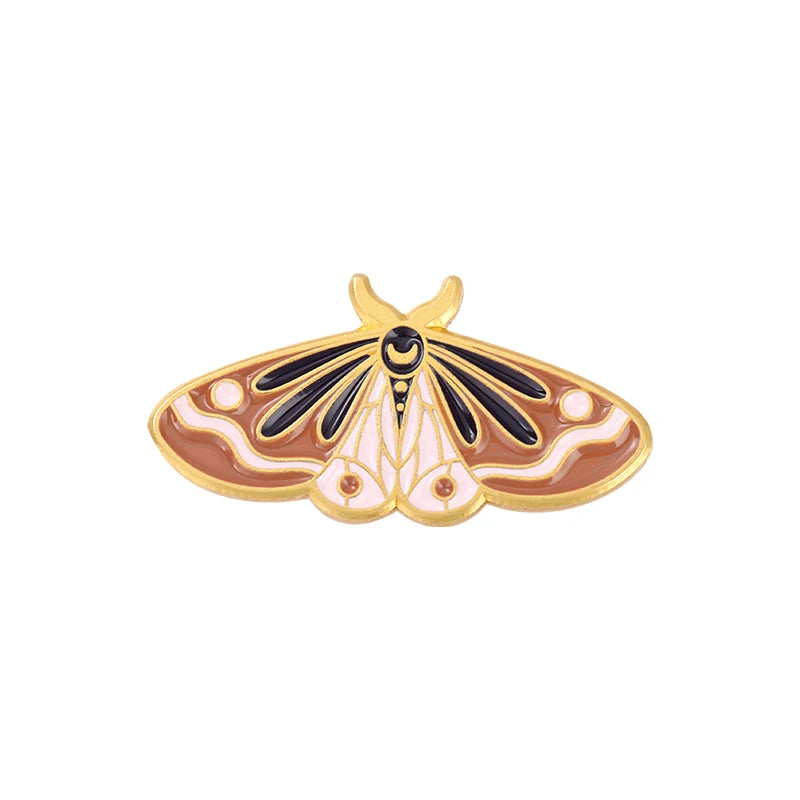 Moth Enamel Pins