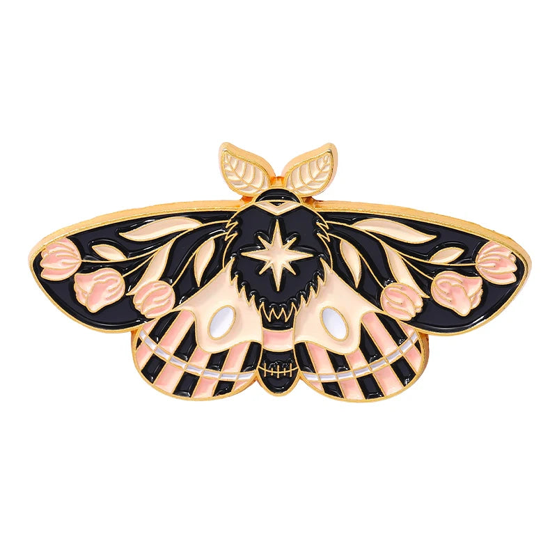 Moth Enamel Pins