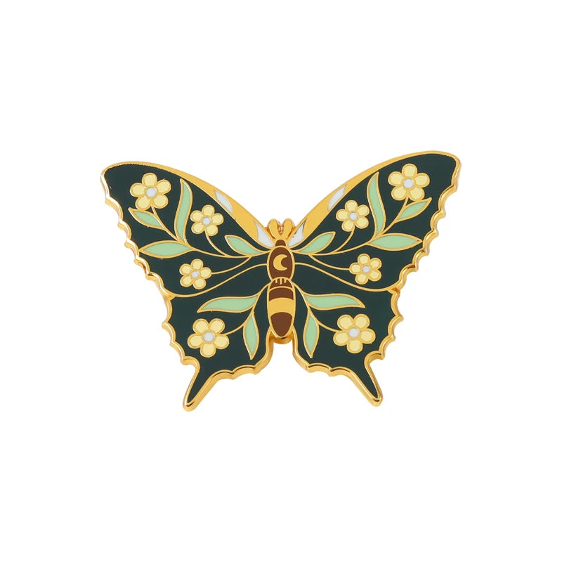 Moth Enamel Pins