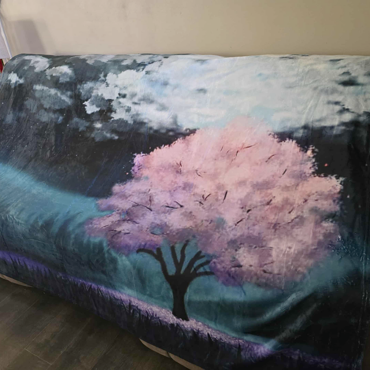 Visions of Night Throw Blanket