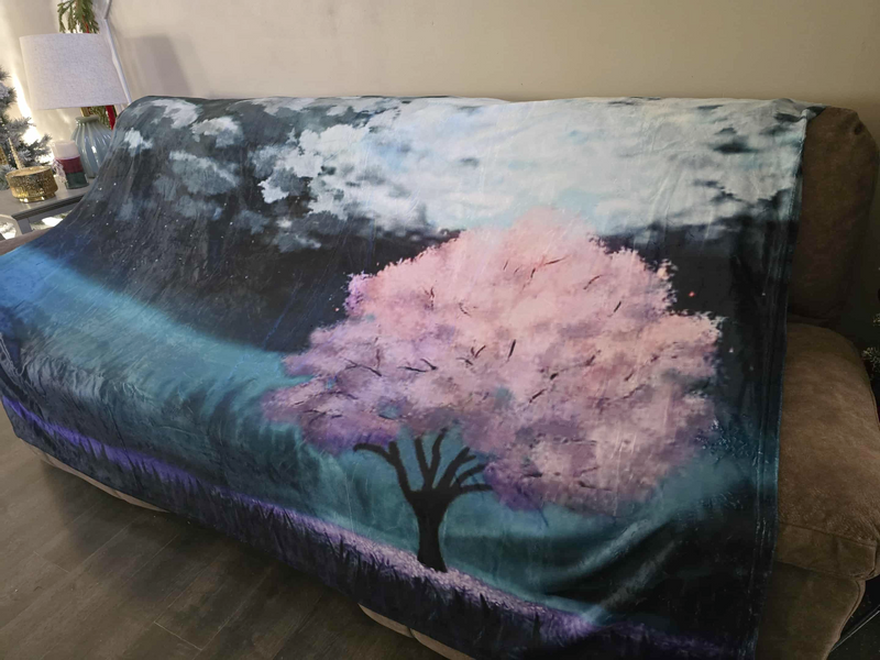 Visions of Night Throw Blanket