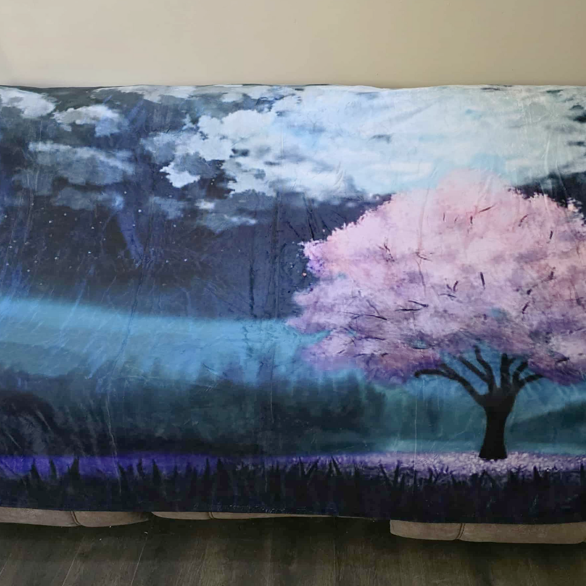 Visions of Night Throw Blanket